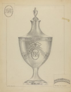 Silver Sugar Bowl, c. 1937.