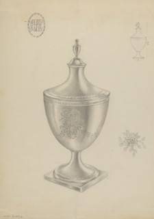 Silver Sugar Bowl, c. 1936.