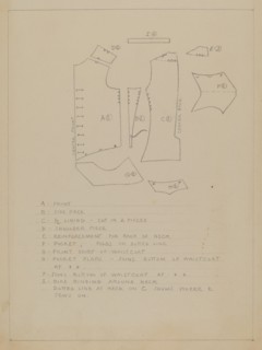 Waistcoat Pattern, c. 1936.