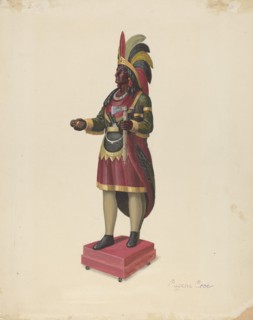 Cigar Store Indian, c. 1937.
