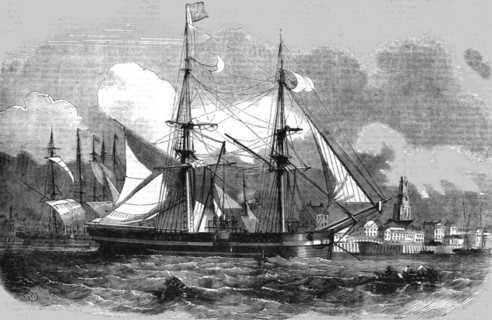 'A Collier on the Thames', 1854. Creator: Unknown.