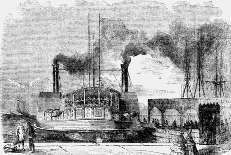 'The Bay State Steam-Boat', 1854 Creator: Unknown.
