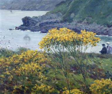 Yellow umbel, c1910.