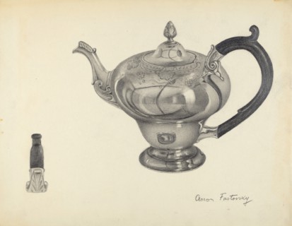 Silver Teapot, 1935/1942.