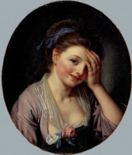 Portrait of a young girl.
