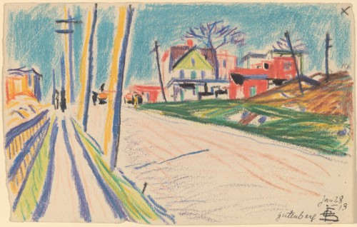 Street in the Bronx, 1913.