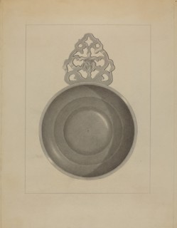 Pewter Porringer, c. 1936.