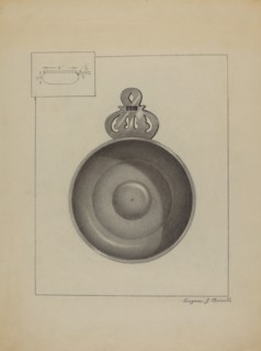 Pewter Porringer, c. 1936.