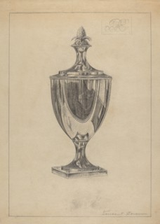 Silver Sugar Urn, c. 1936.