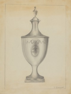 Silver Sugar Urn, c. 1936.