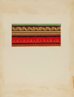 Wall Paper Border, c. 1937.