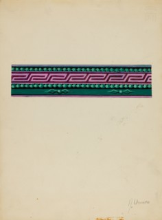 Wall Paper Border, c. 1936.