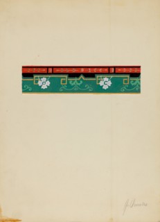 Wall Paper Border, c. 1936.