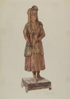 Cigar Store Figure, c. 1938.