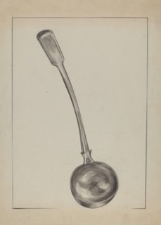 Pewter Ladle, c. 1936.