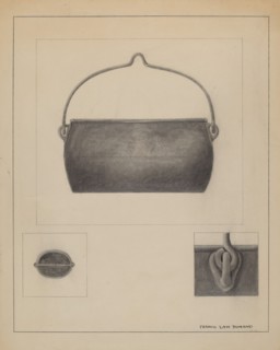 Fireplace Pot, c. 1937.