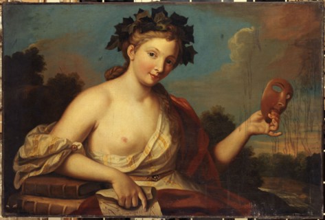 Allegory of comedy, 1856.