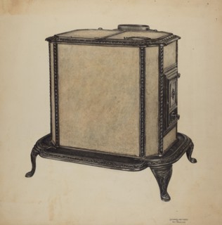Soap Stone Stove, c. 1940.