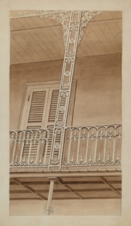 Cast Iron Balcony, c. 1936.