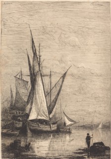 The Port of Genoa, c. 1877.