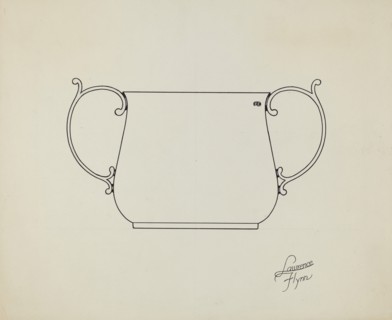 Silver Caudle Cup, c. 1936.