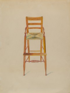 Baby's High Chair, c. 1936.