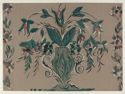 Hand Painted Wall, c. 1939.