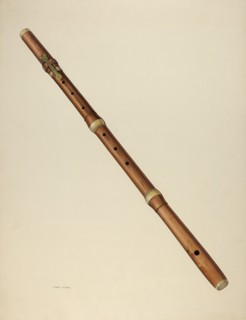 Zoar Flute Recorder, c. 1938.