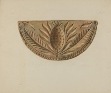 Pa. German Butter Mold, c. 1938.