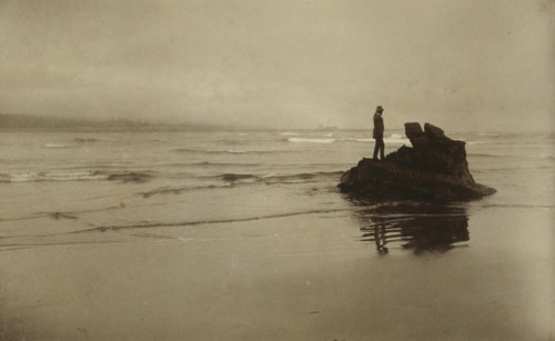Looking seaward, 1889. Creator: Myra Albert Wiggins.