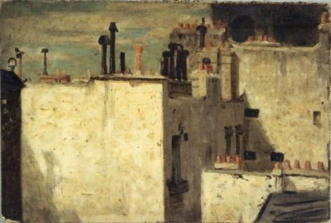 Roofs of Paris, c1870.