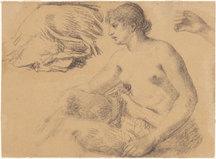 Nude Study, 1860s-1870s.