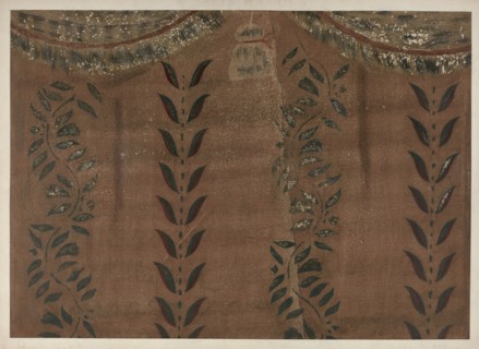 Stencilled Wall, c. 1940.