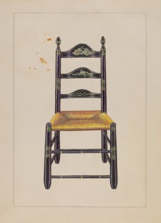 Ladderback Chair, c. 1936.