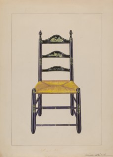 Ladderback Chair, c. 1936.