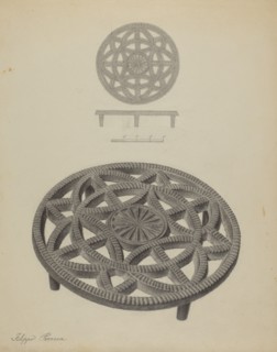 Pa. German Trivet, c. 1938.