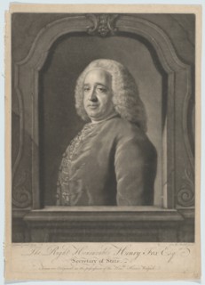 Portrait of Henry Fox, 1756.