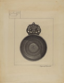 Pewter Porringer, 1935/1942.