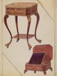 Writing or Sewing Table, 1936.