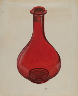 Decanter and Stopper, c. 1936.