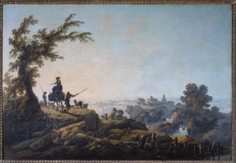 Paysage animé, 1785.
