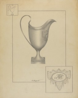 Silver Creamer, c. 1937.