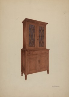 Shaker Cupboard, c. 1938.