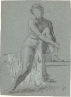 Seated Nude, 1860s-1870s.