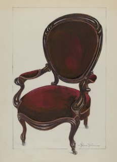 Queen Anne Chair, c. 1937.