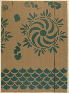 Stencilled Floor, c. 1940.