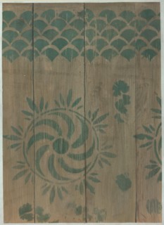 Stencilled Floor, c. 1940.