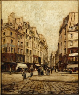 Rue Galande, in 1888, 1888.
