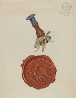 Bergen Academy Seal, c. 1936.