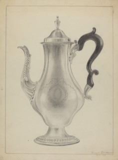 Silver Coffee Pot, 1935/1942.
